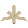 Ekena Millwork Alberta Rough Sawn Timber Gable Bracket, Douglas Fir, 36"W x 23"H x 2"D x 4"F, 15/12 Pitch GBW036X23X0204ALB00RDF